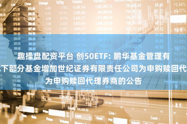 趣操盘配资平台 创50ETF: 鹏华基金管理有限公司关于旗下部分基金增加世纪证券有限责任公司为申购赎回代理券商的公告